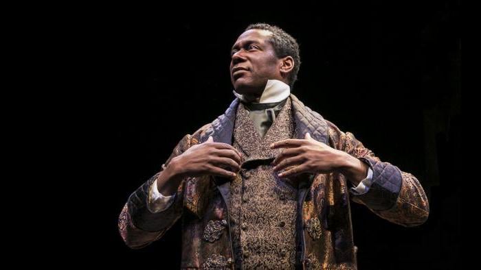 Actor Dion Johnstone portrays Ira Aldridge in Chicago Shakespeare Theater’s production of “Red Velvet.” (Photo by Liz Lauren)
