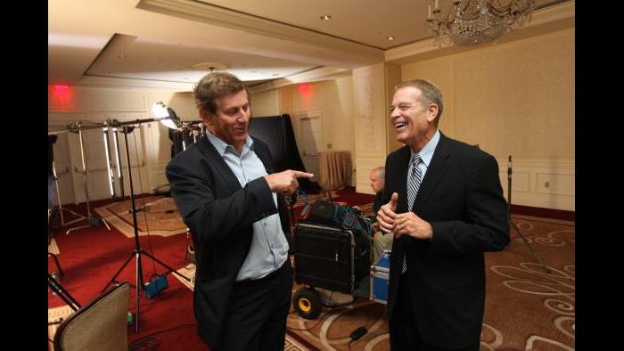 Chris Whipple and Jack Watson (Photo by David Hume Kennerly)