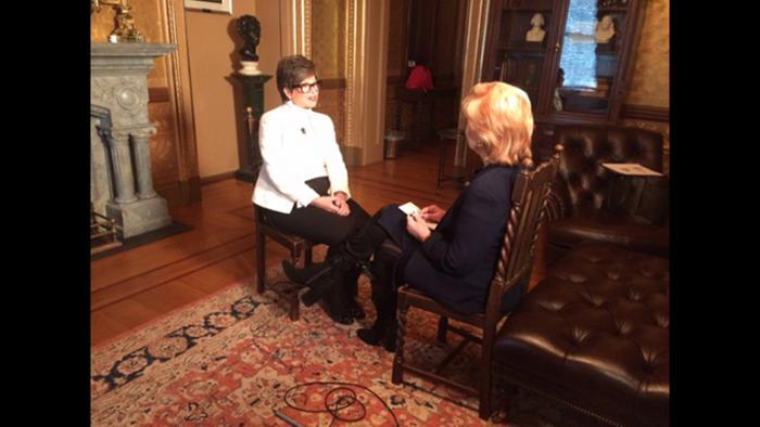Carol Marin interviews White House Senior Adviser Valerie Jarrett on Thursday. (Don Moseley)