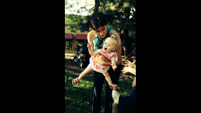 Dr. Catherine Humikowski and her daughter, Nora. (Courtesy Dr. Catherine Humikowski)