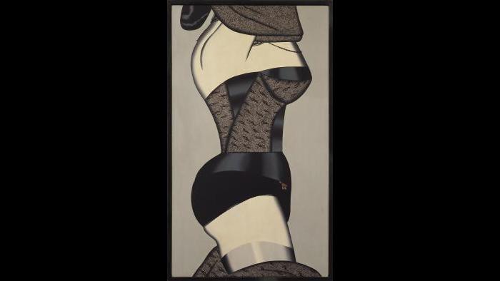 Christina Ramberg, Black Widow, 1971. (Courtesy of the Illinois State Museum Fine Art Collection)