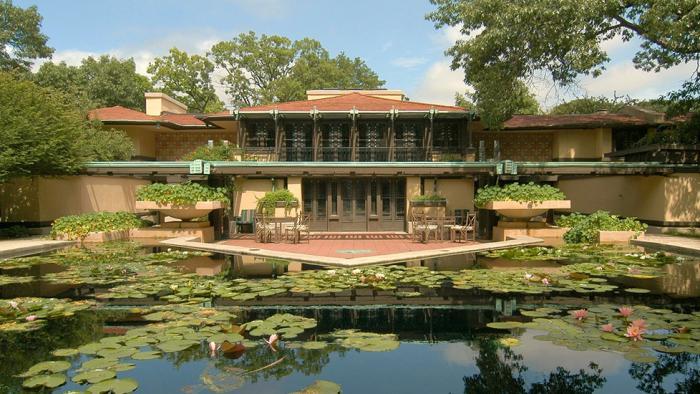 The Coonley House in Riverside, Illinois.