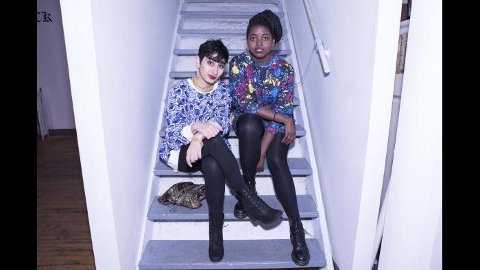 Fatimah Asghar, left, and Sam Bailey (Credit: Alexus McLane)