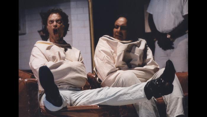 Gary Sinise, left, in "One Flew Over the Cuckoo's Nest." (Courtesy Steppenwolf Theatre)