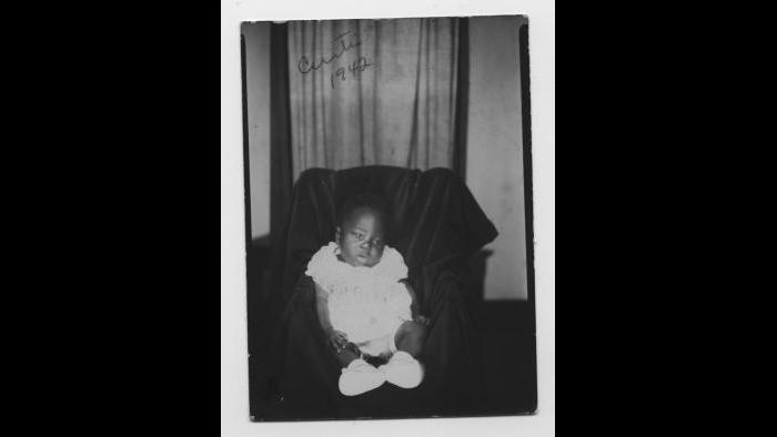 Curtis Mayfield as a newborn, Chicago 1942. (Courtesy the author’s collection)