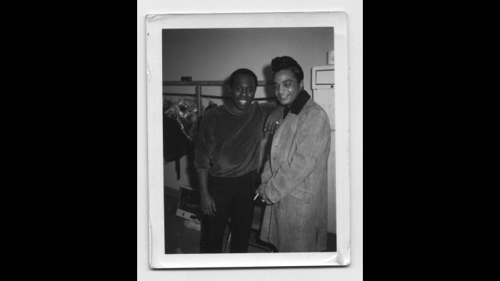 Curtis and Jackie Wilson, circa 1967. (Courtesy the author’s collection)