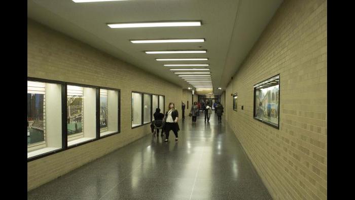 Before: Daley Center, pedway level. (Courtesy of the Environmental Law & Policy Center)