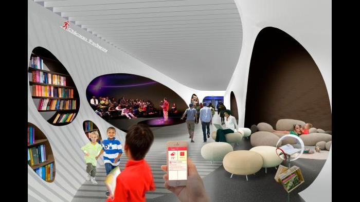 After: Daley Center, pedway level. (Courtesy of the Environmental Law & Policy Center)
