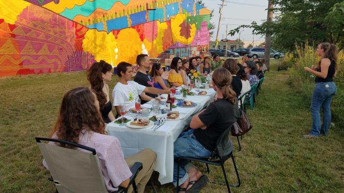 At El Paseo the emphasis is on community. "We're not a gardening club," said co-director Paula Acevedo. (Courtesy of El Paseo Community Garden)