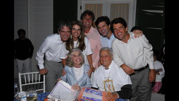 Eunice Kennedy Shriver celebrates her birthday with family. (Courtesy Special Olympics)