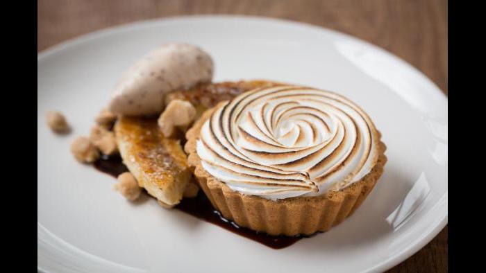 Monteverde Warm Dark Chocolate Tart (Credit: Galdones Photography)