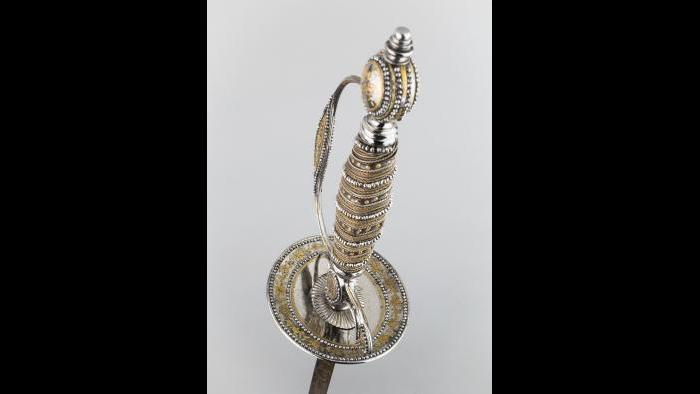 Cutler: Thomas Prosser. “Smallsword,” about 1785. The Art Institute of Chicago, Pauline Seipp Armstrong, through prior acquisition of the George F. Harding Collection.