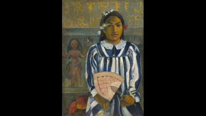 Paul Gauguin. Merahi metua no Tehamana (Tehamana Has Many Parents or The Ancestors of Tehamana), 1893. The Art Institute of Chicago, gift of Mr. and Mrs. Charles Deering McCormick.