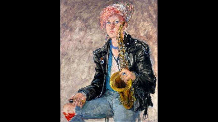 George C. Clark, “Punk Band Sax Player” (Courtesy of George C. Clark)