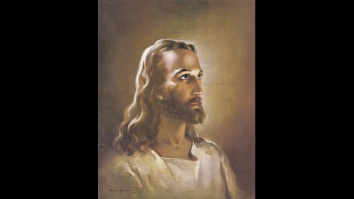 “Head of Christ” (1940) by Warner Sallman
