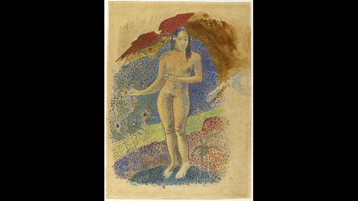 Paul Gauguin. Te nave nave fenua (Delightful Land), about 1892. Musée de Grenoble, bequest of Agutte-Sembat, 1923 © Musée de Grenoble.