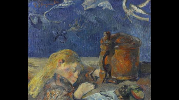 Paul Gauguin. Clovis Sleeping, 1884. Private collection.