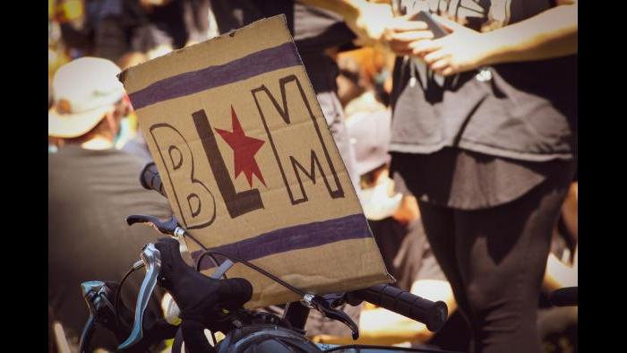 A scene from a June 6, 2020 rally and march. (Courtesy Dakota Lane)