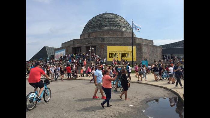 Adler Planetarium (Eddie Arruza / Chicago Tonight)