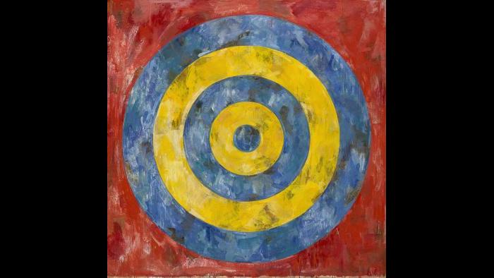 Jasper Johns. Target, 1961. (Courtesy of the Art Institute of Chicago, Gift of Edlis/Neeson Collection)