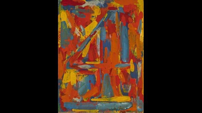 Jasper Johns. Figure 4, 1959. (Courtesy of the Art Institute of Chicago, Gift of Edlis/Neeson Collection)