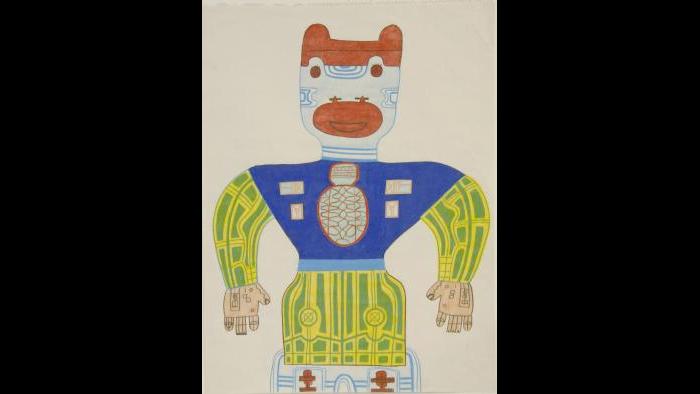 Karl Wirsum, Untitled, 1985. (Courtesy of the Illinois State Museum Fine Art Collection)