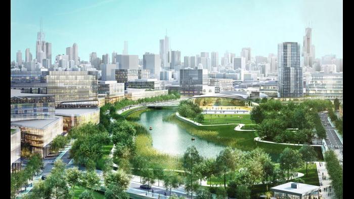 Lincoln Yards artist’s rendering (Courtesy Sterling Bay)