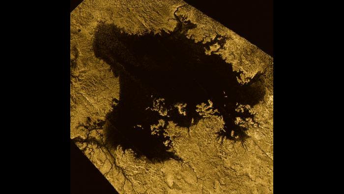 Lakes on Titan (Courtesy of NASA)