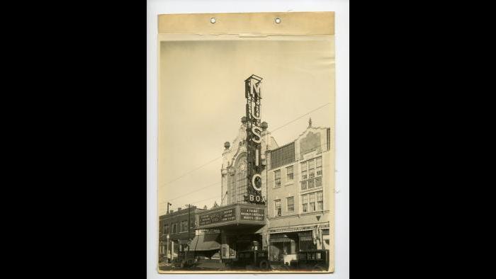 The Music Box Theatre, 1929. (Courtesy of Music Box Theatre)