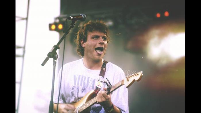 Mac DeMarco performs at Pitchfork in 2015. (Ellie Pritts / Pitchfork)