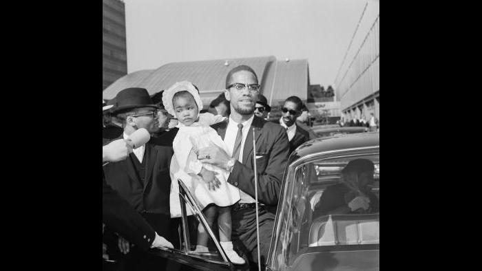 Malcolm X and Ilyasah Shabazz