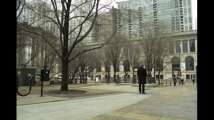 Before: Millennium Station, street level. (Courtesy of the Environmental Law & Policy Center)