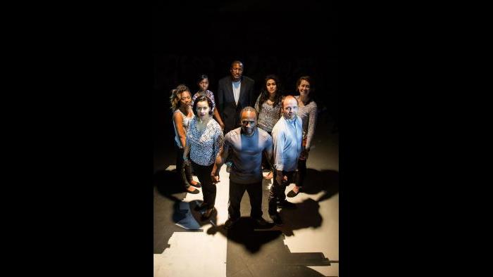 Cast of Collaboraction's 'Crime Scene: Breathe Life.' (Photo by Joel Maisonet)