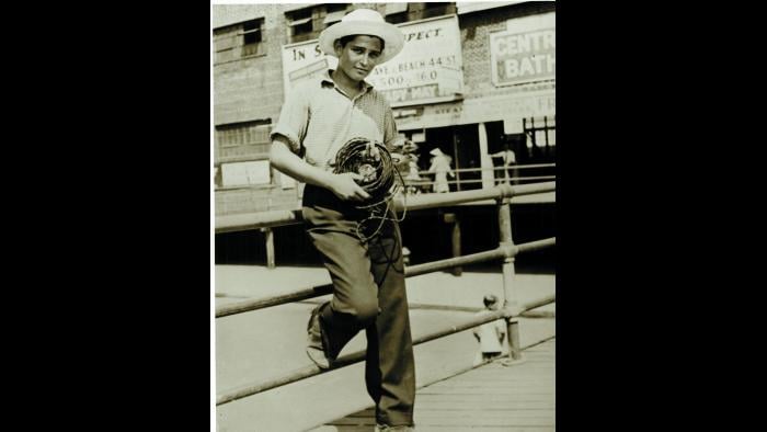 Young Norman at Coney Island (Courtesy of Norman Lear)