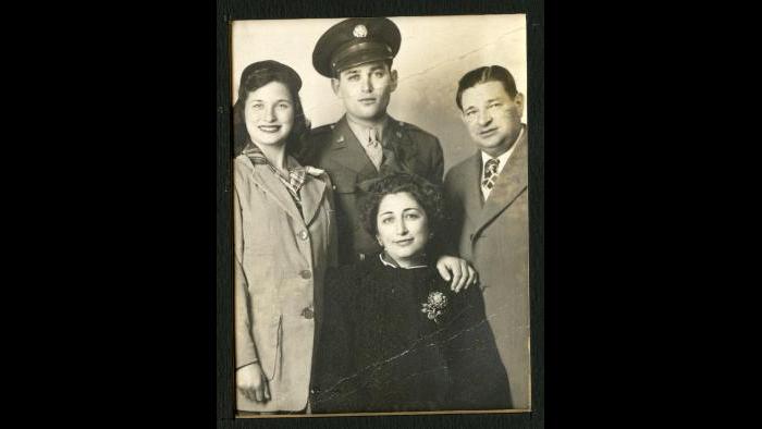 Norman Lear with parents and first wife Charlotte (Courtesy of Norman Lear)