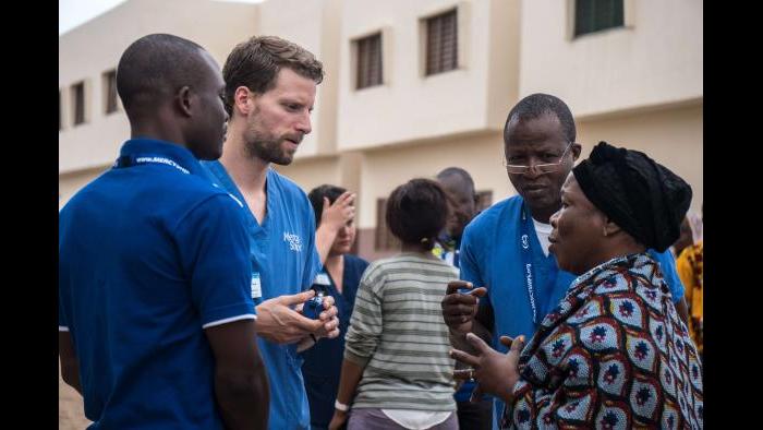 Nate Claus, second from left (© Mercy Ships)