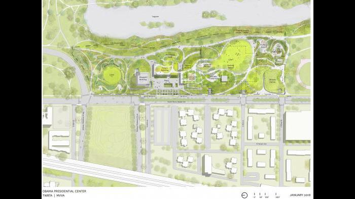 Obama Presidential Center site plan (Courtesy Obama Foundation)