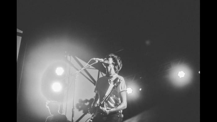 Ought performs at Pitchfork in 2015. (Kristina Pedersen / Pitchfork)