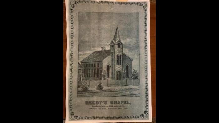 The original Reedy Chapel AME Church in Galveston, Texas.