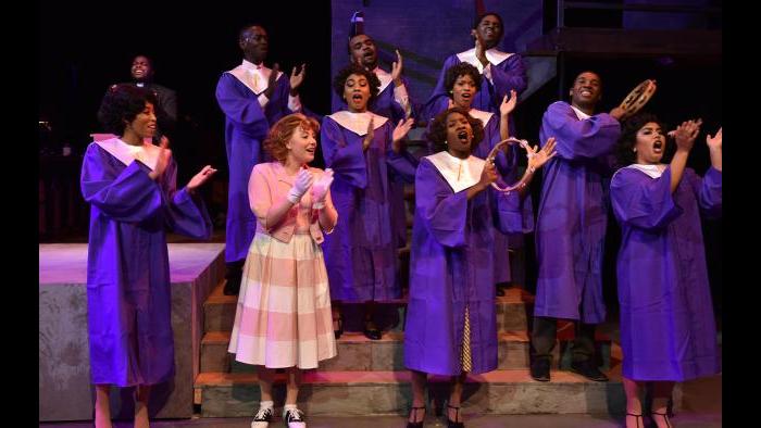 The cast of “Memphis.” (Photo by Michael Courier)
