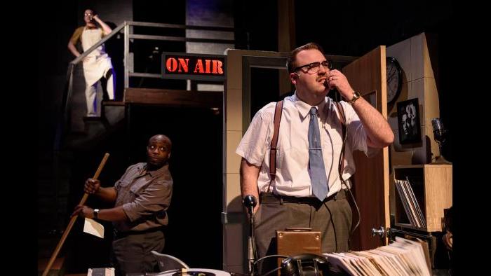 James Earl Jones II and Jacob Voigt  in “Memphis.” (Photo by Michael Courier)