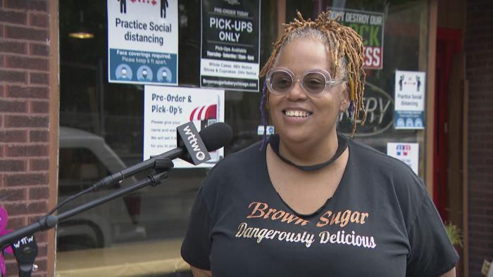 Brown Sugar Bakery owner Stephanie Hart. (WTTW News)