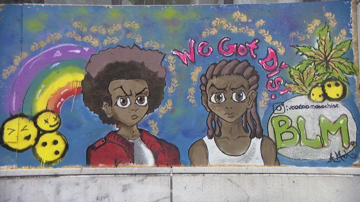 A Paint the City mural in Chicago. (WTTW News)