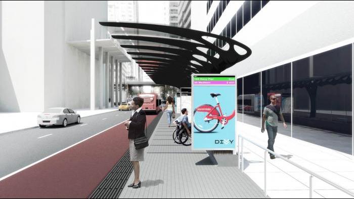Loop Link rendering (Courtesy Chicago Department of Transportation)