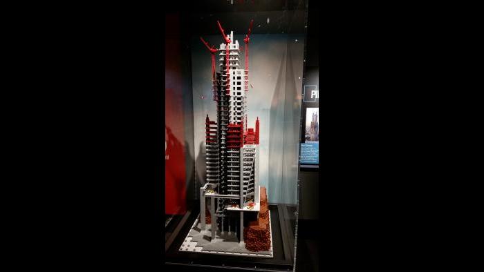 Tucker's model of the Ping An Finance Center.