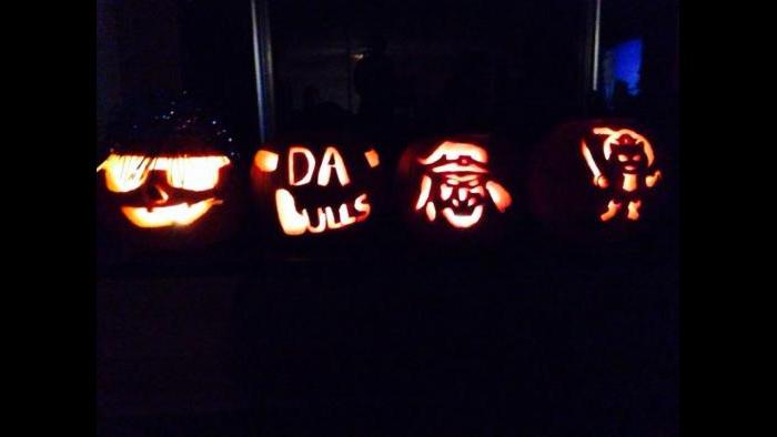 Thometz family pumpkin carving creations (Kristen Thometz)