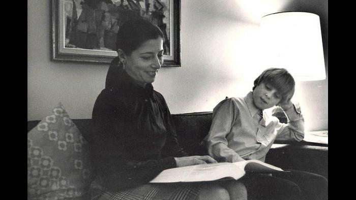 Ruth Bader Ginsburg and her son, Jim Ginsburg. (Courtesy of Jim Ginsburg)