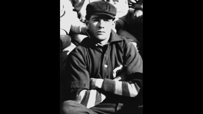 Joe Tinker in 1900, when playing for the Colorado Grizzlies minor league team. (Courtesy of Jay Sanford)