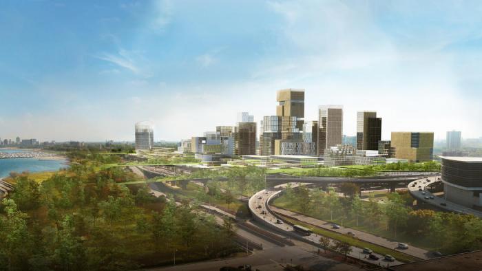 (Skidmore, Owings & Merrill rendering)