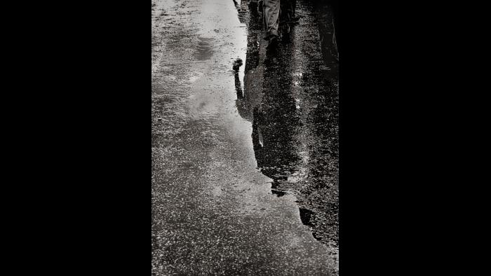 Reflection of Meredith Marches. (Maria Varela)